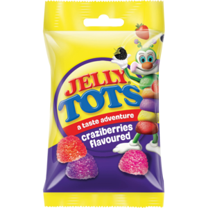 Beacon Jelly Tots Craziberries Soft Sweets 100g