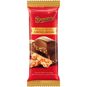 Beacon Peanut Brittle Chocolate Slab 80g