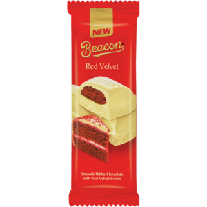 Beacon Red Velvet Chocolate Slab 80g