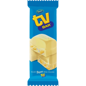 Beacon TV Bar White Chocolate Slab 80g