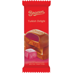 Beacon Turkish Delight Chocolate Slab 80g