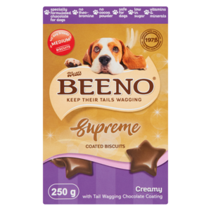 Beeno Chocolate Coated Dog Biscuits 250g