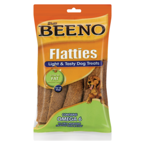 Beeno Healthy Flatties Dog Treats 120g