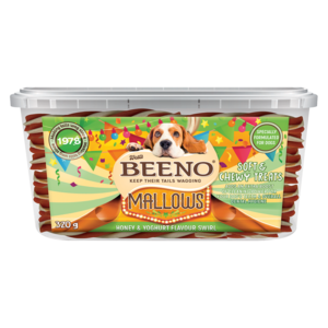 Beeno Honey & Yoghurt Flavoured Mallows Dog Treats 320g