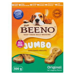 Beeno Jumbo Original Large Dog Biscuits 500g