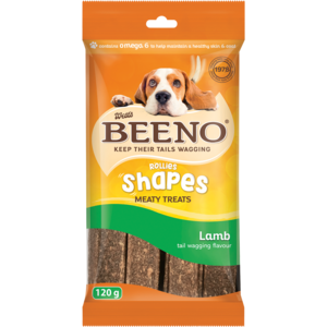 Beeno Lamb Flavoured Rollies Dog Treats 120g