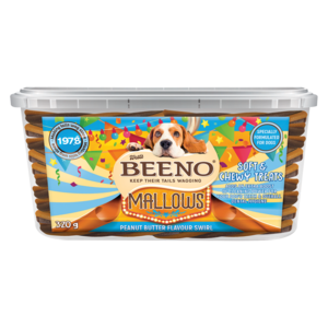 Beeno Peanut Butter Flavoured Mallows Dog Treats 320g