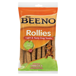 Beeno Rollies Low Fat Light & Tasty Dog Treats 120g