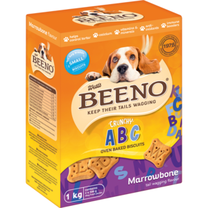 Beeno Small Marrowbone Flavoured Crunchy Dog Biscuits 1kg