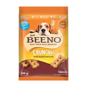 Beeno Steak Flavoured Crunchy Oven Baked Biscuits 300g