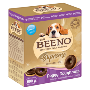 Beeno Supreme Doggy Doughnuts Dog Treats 500g
