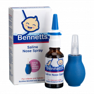 Bennets Saline Nose Spray with Aspirator