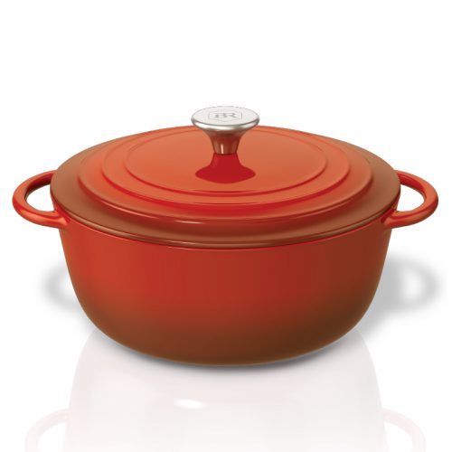 Bennett Read 26cm Cast Iron Pot Red