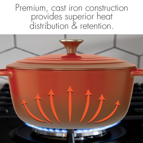 Bennett Read 26cm Cast Iron Pot Red