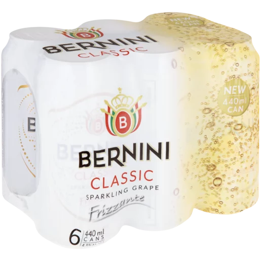 Bernini Classic Cans 6 x 500ml