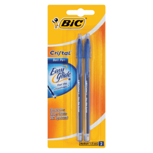 Bic Easy Glide Ball Point Pen 2 Pack - myhoodmarket