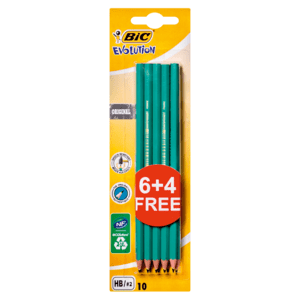 Bic Evolution Pencil 10 Pack - myhoodmarket