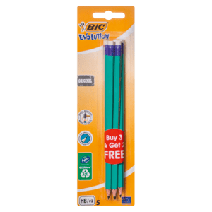 Bic Evolution Pencils 5 Pack - myhoodmarket