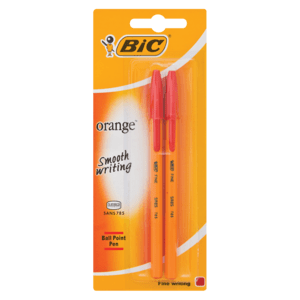 Bic Orange Red Pen 2 Pack - myhoodmarket