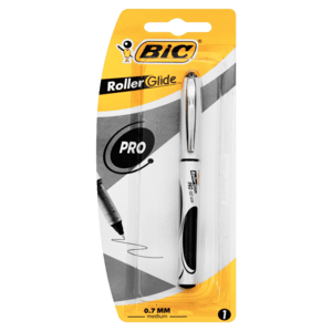 Bic Roller Guide Pro Black Pen 0.7mm - myhoodmarket