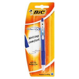 Bic Velocity Medium Blue Pen - myhoodmarket