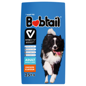 Bobtail Adult Chicken Flavoured Dog Food 25kg