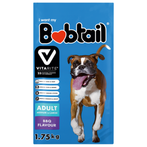 Bobtail BBQ Flavoured Medium Adult Dog Food 1.75kg