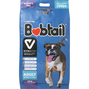 Bobtail BBQ Grill Flavoured Medium & Large Dog Food 8kg