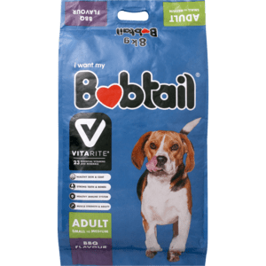 Bobtail BBQ Grill Flavoured Small-Medium Dog Food 8kg - myhoodmarket