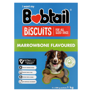 Bobtail Marrowbone Flavoured Dog Biscuits 1kg
