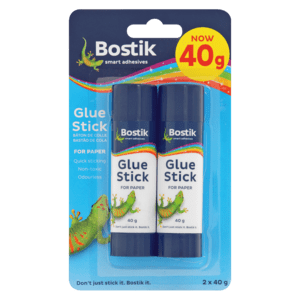 Bostik Glue Stick Twin Pack 2 x 40g - myhoodmarket