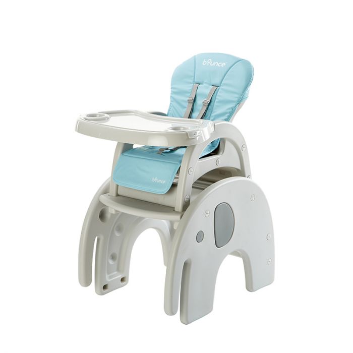 Bounce - 2 In 1 Highchair Blue Elephant