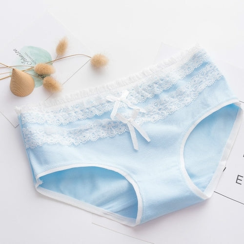 Briefs for Women Lace Cotton Sexy Lingerie Panties
