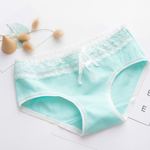 Briefs for Women Lace Cotton Sexy Lingerie Panties