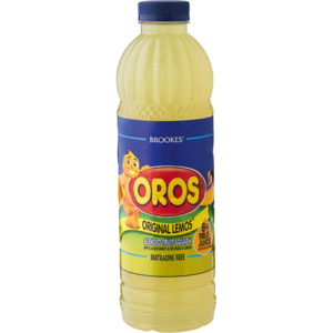 Brookes Oros Original Lemos Flavoured Concentrated Squash 1L