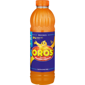 Brookes Oros Original Orange Concentrated Squash Bottle 1L