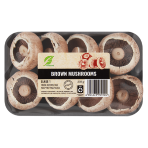 Brown Mushrooms Pack 250g