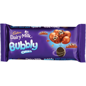 Cadbury Bubbly Oreo Chocolate Slab 150g