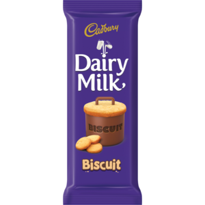 Cadbury Dairy Milk Biscuit Chocolate Slab 80g