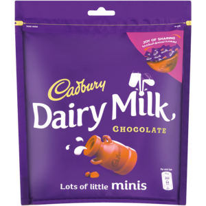Cadbury Dairy Milk Mini Chocolate Bag 192g