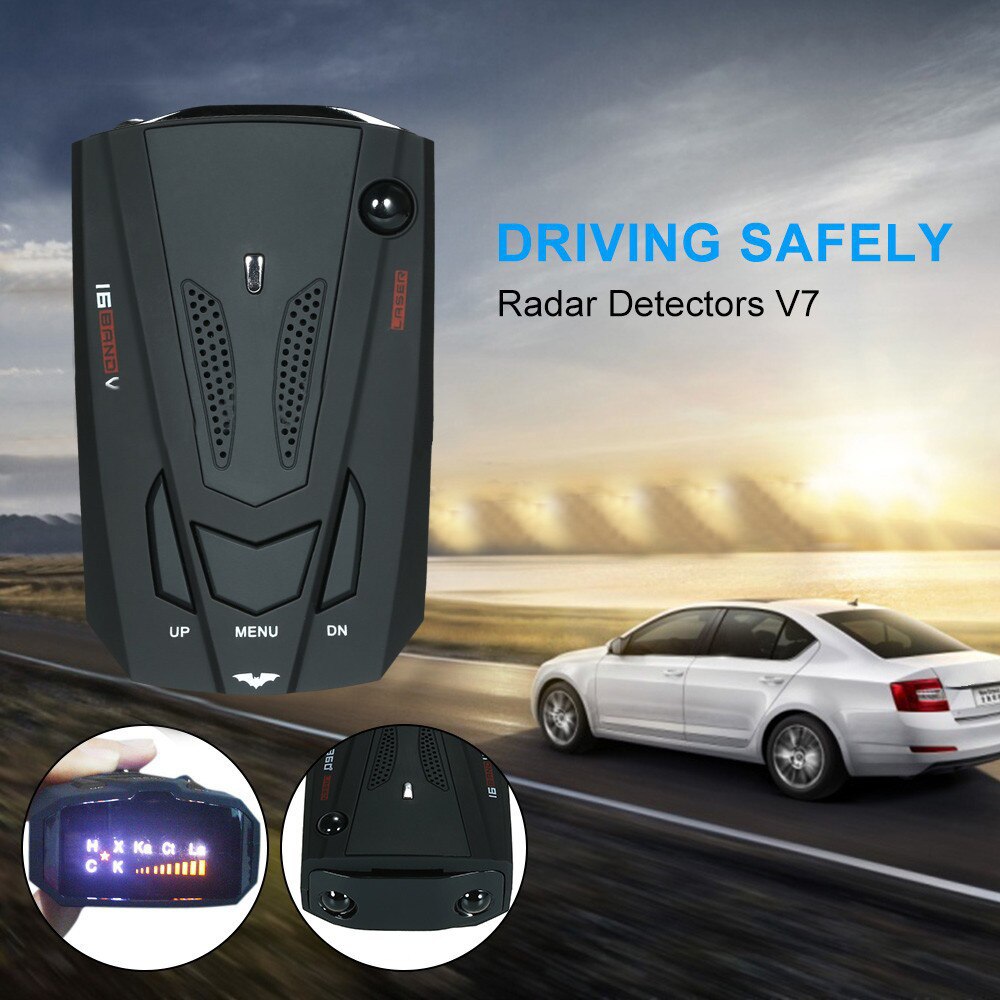 Car 16 Band V7 GPS Speed measuring radar detector
