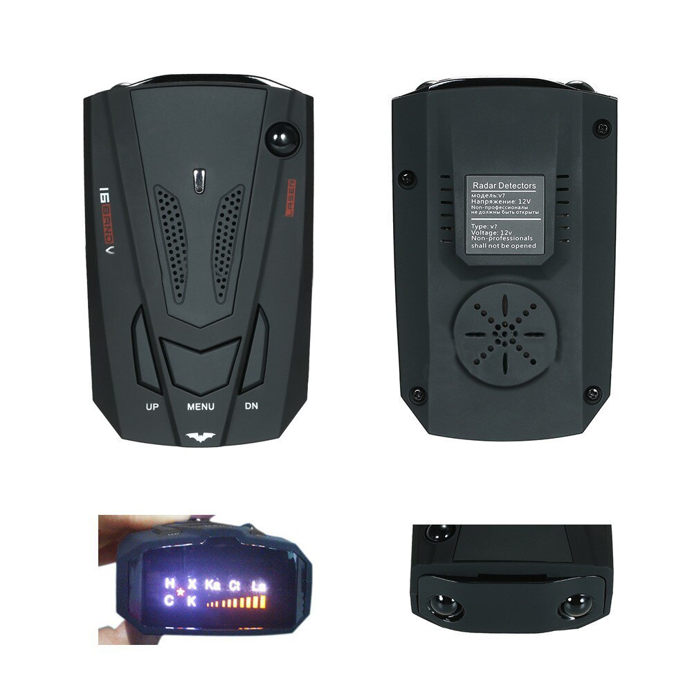 Car 16 Band V7 GPS Speed measuring radar detector