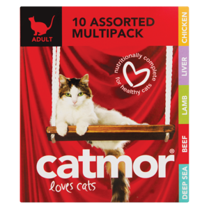 Catmor Assorted Cat Food Multipack 10 Pack