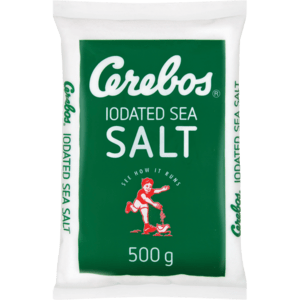 Cerebos Iodated Sea Salt Pack 500g - myhoodmarket