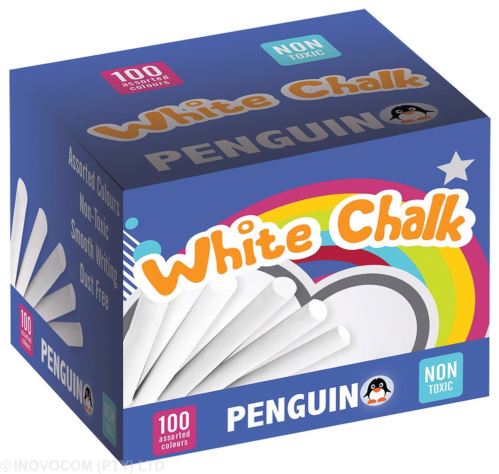 Penguin Chalk Box 100 White