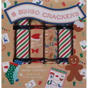 Christmas Bingo Crackers 6 Pack