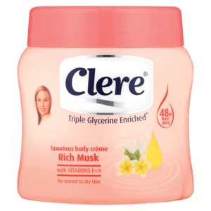 Clere Rich Musk Body Cream 500ml - myhoodmarket