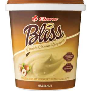 Clover Bliss Double Cream Hazelnut Yoghurt Based Dairy Snack 1kg