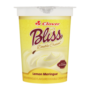 Clover Bliss Double Cream Lemon Meringue Flavoured Yoghurt 175g