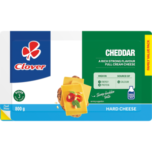 Clover Cheddar Cheese Value Pack 800g